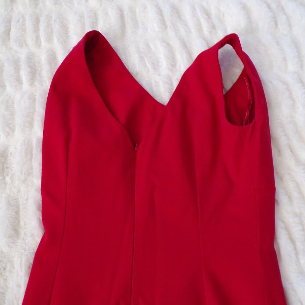 Dolce & Gabbana red pencil sheath dress 44/ M - Picture 7 of 10